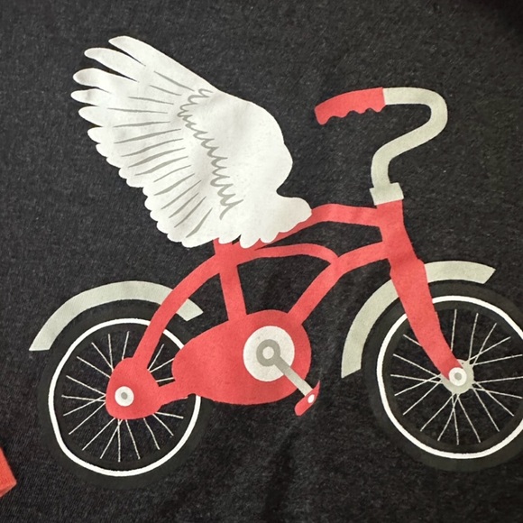 Whistle & Flute Flying Bicycle Baseball Tee | 9-10Y - Picture 5 of 6